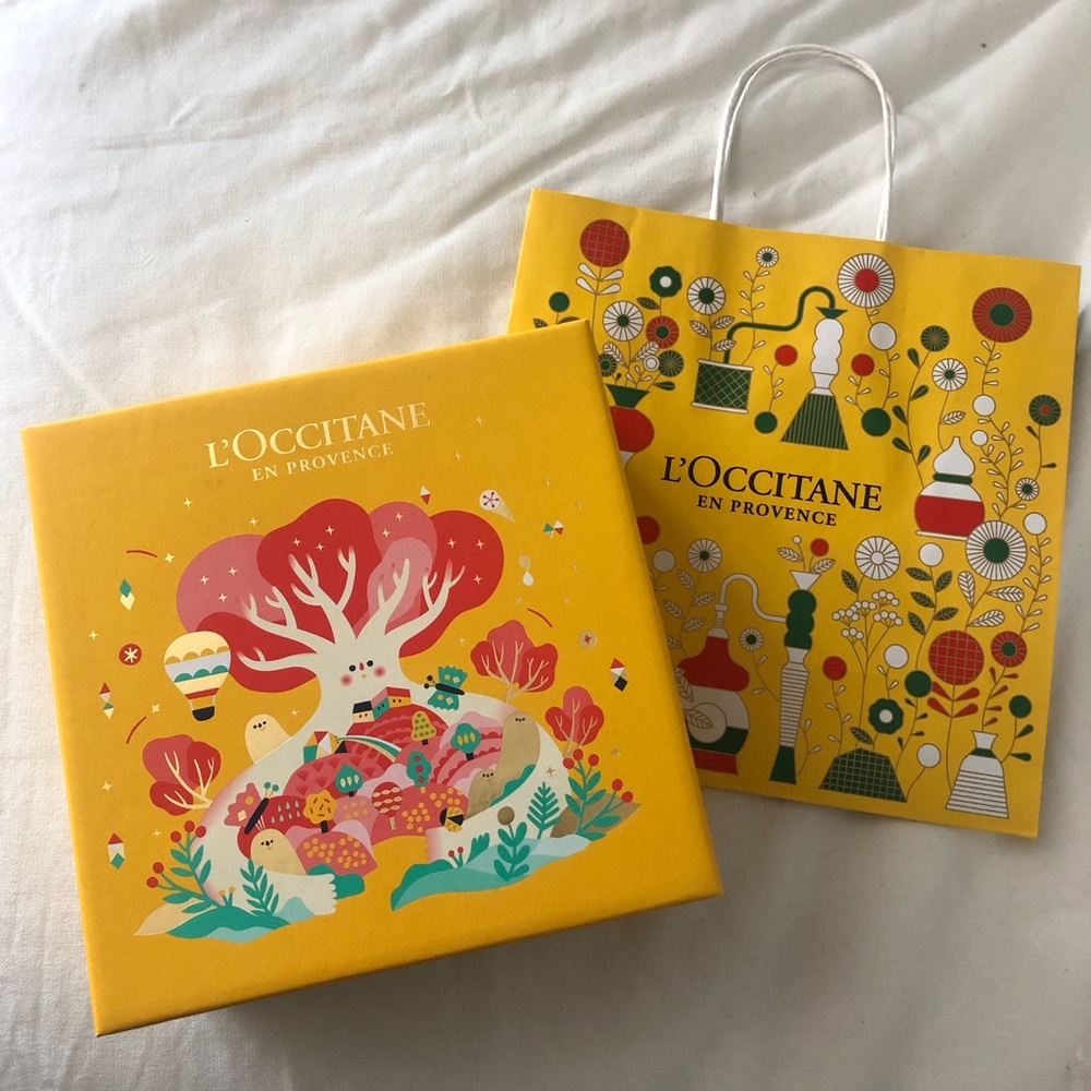 Loccitane gift box + gift bag